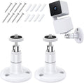 Wall Mount Kit for Wyze Cam Pan V3/ Wyze Cam V4/V3 - 2 Pack White | 360 Degree Swivel Adjustable Bracket, Camera Mount for Wyze Cam Outdoor/Indoor Accessories, Others Camera with Same Interface