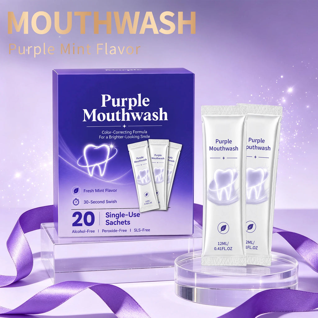20 Pieces Mouthwash Deeply Cleaning Fresh Breath Improve Oral Environment For Gums Care Travel Convenient Carry Mouthwash Liquid