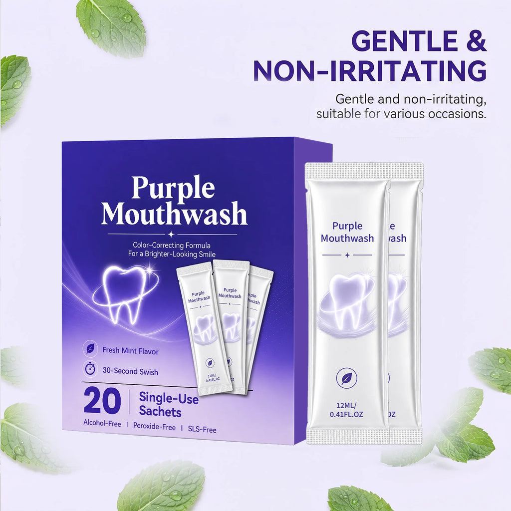20 Pieces Mouthwash Deeply Cleaning Fresh Breath Improve Oral Environment For Gums Care Travel Convenient Carry Mouthwash Liquid