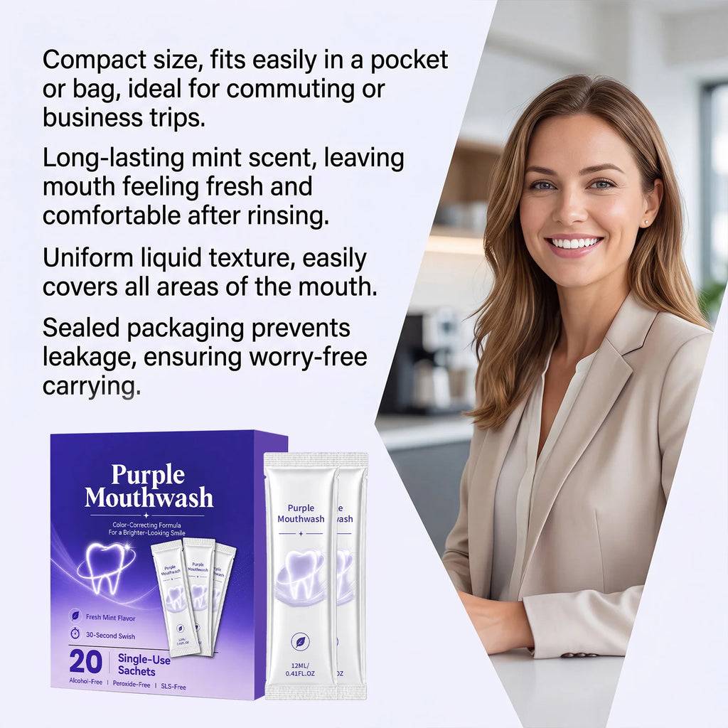 20 Pieces Mouthwash Deeply Cleaning Fresh Breath Improve Oral Environment For Gums Care Travel Convenient Carry Mouthwash Liquid