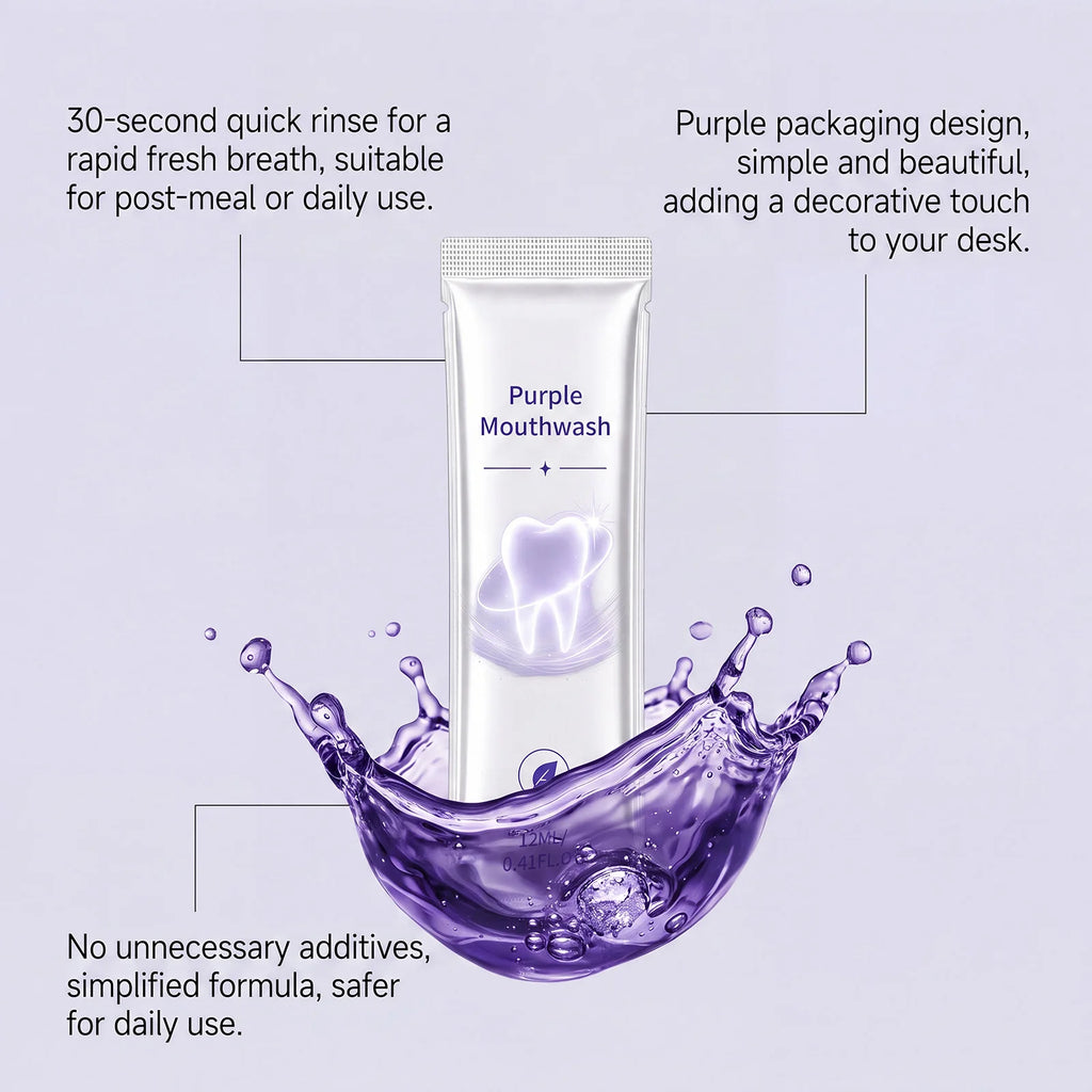 20 Pieces Mouthwash Deeply Cleaning Fresh Breath Improve Oral Environment For Gums Care Travel Convenient Carry Mouthwash Liquid